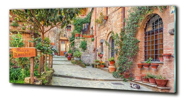 Tablou Printat Pe Sticlă străzile italiene