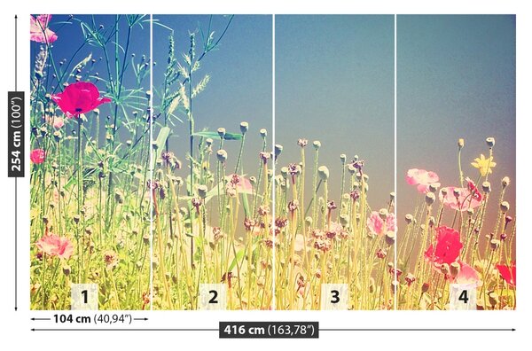 Fototapet Vintage Flori