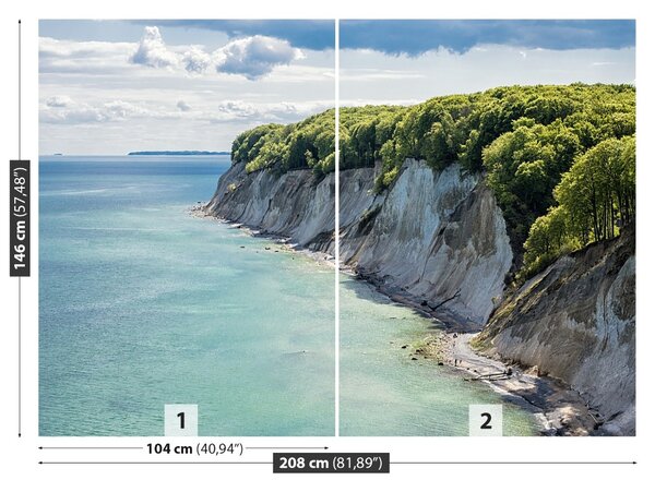 Fototapet creta Cliff