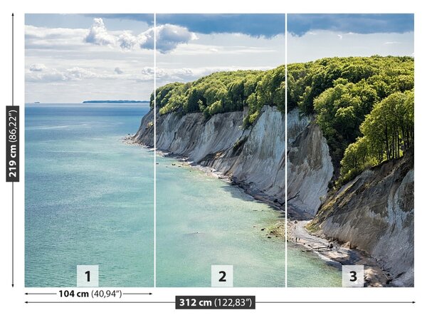 Fototapet creta Cliff