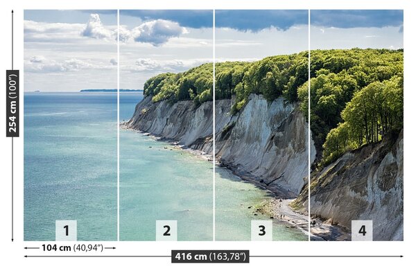 Fototapet creta Cliff