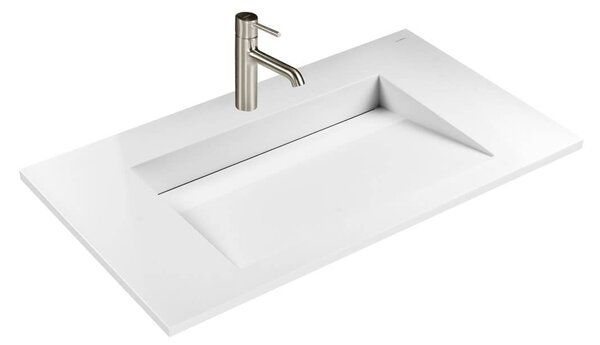 Oltens Stila lavoar 90x45 cm dreptunghiular mobilier alb luciu 40202000