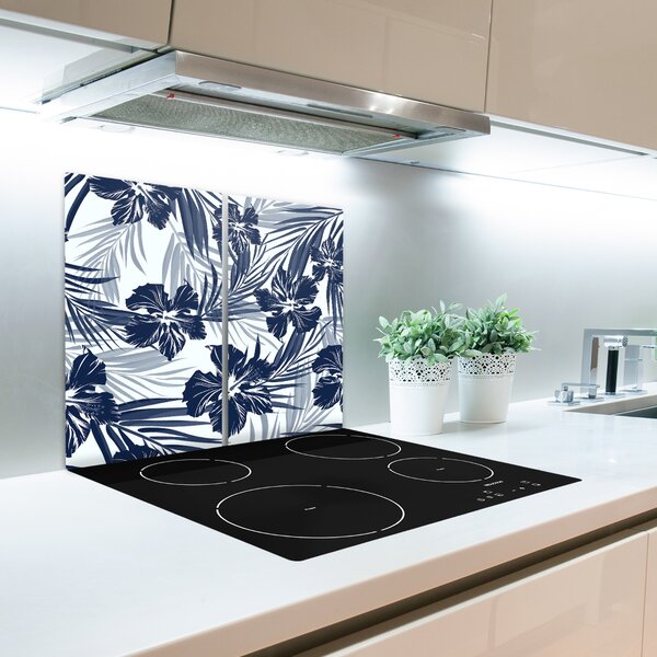 Tocator din sticla Flori tropicale