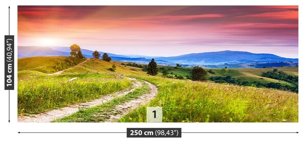 Fototapet înflorite Hills