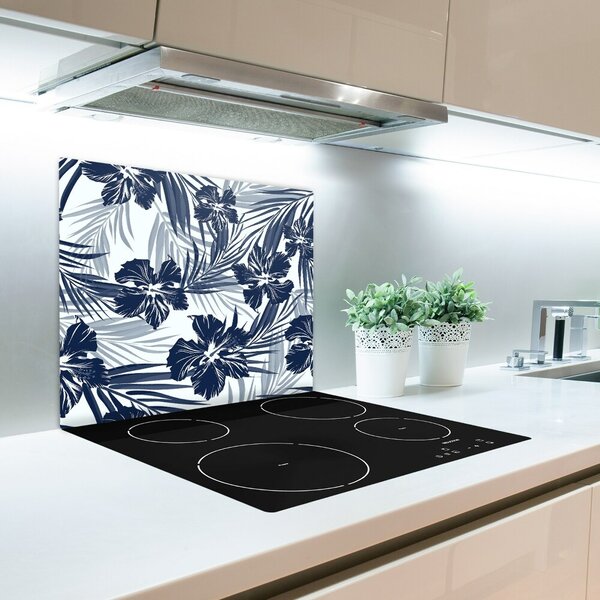 Tocator din sticla Flori tropicale