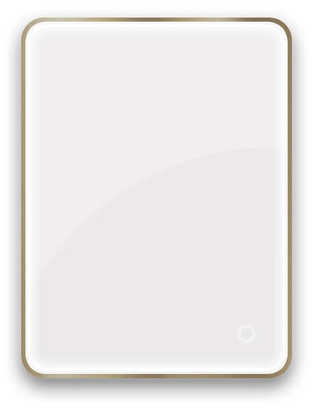 Oltens Nordlis oglindă 60x80 cm dreptunghiular cu iluminare cu covoraș de încălzire 64116510