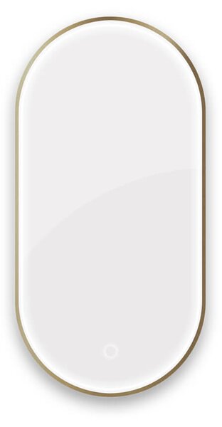 Oltens Nordlis oglindă 50x100 cm oval cu iluminare cu covoraș de încălzire 64128510