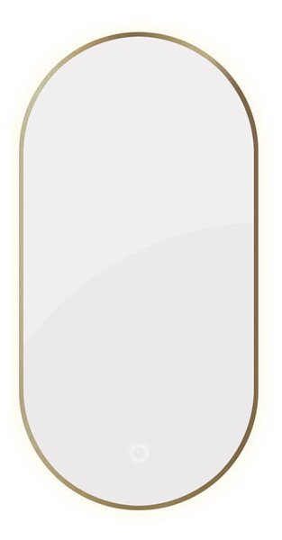 Oltens Nordlis oglindă 50x100 cm oval cu iluminare cu covoraș de încălzire 64129510