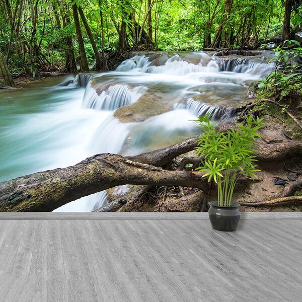 Fototapet Cascada în pădure