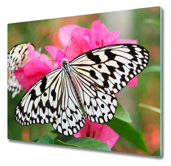 Tocator din sticla floare fluture