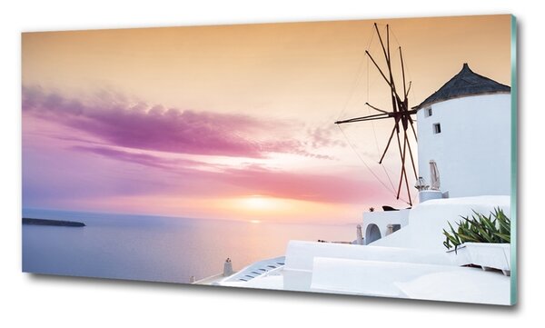 Fotografie imprimată pe sticlă Santorini, Grecia