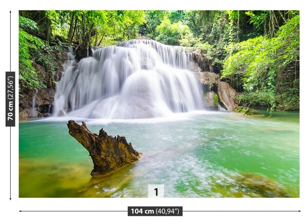 Fototapet Cascada în pădure