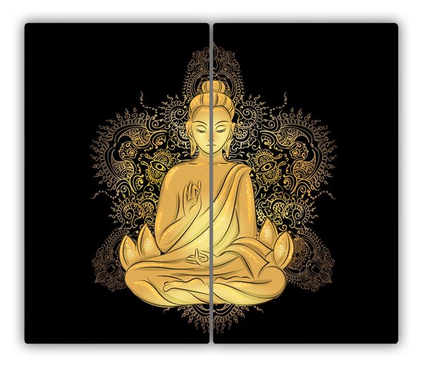 Tocator din sticla stând buddha