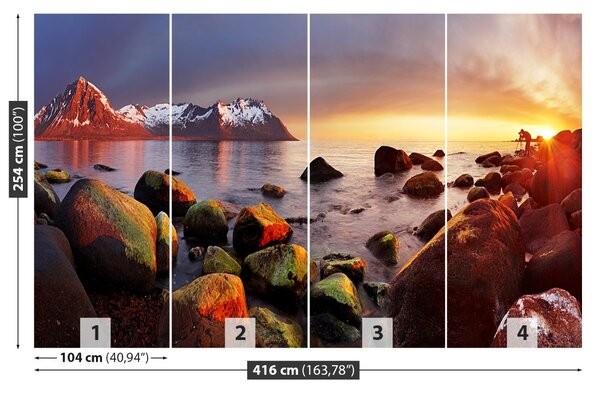 Fototapet Ocean Norvegia