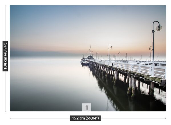 Fototapet Sunrise Pier
