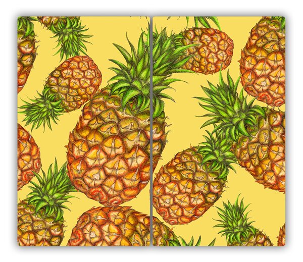 Tocator din sticla Ananas