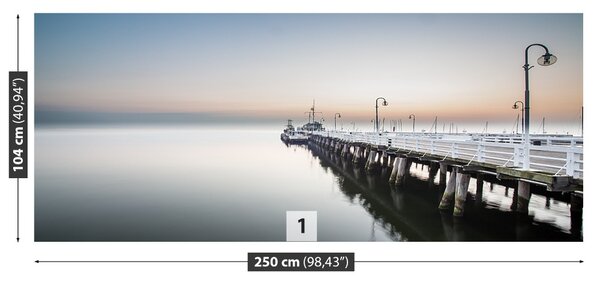 Fototapet Sunrise Pier