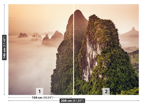 Fototapet Munții China