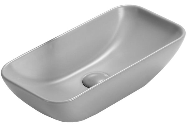 Mexen Klara chiuvetă de blat 46 x 23 cm, gri deschis mat - 21564661