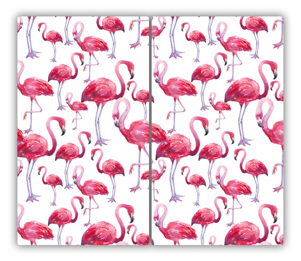 Tocator din sticla Flamingos
