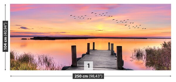 Fototapet Lake Pier