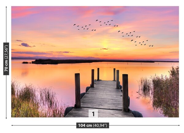 Fototapet Lake Pier