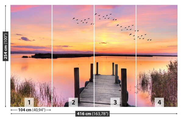 Fototapet Lake Pier