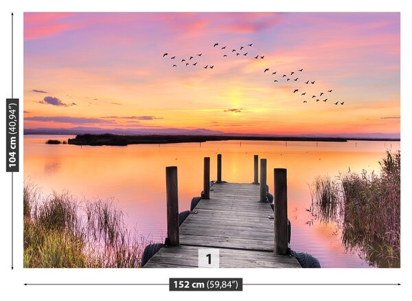 Fototapet Lake Pier