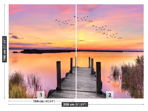 Fototapet Lake Pier
