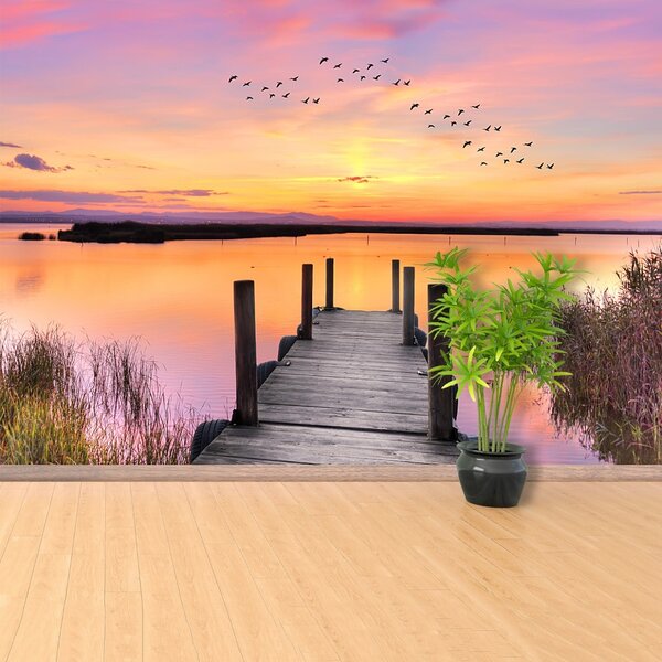 Fototapet Lake Pier