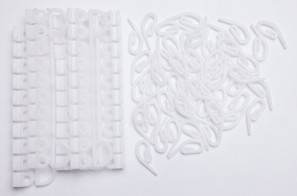 Set 100 calareti glisare din PVC (ELR 514)