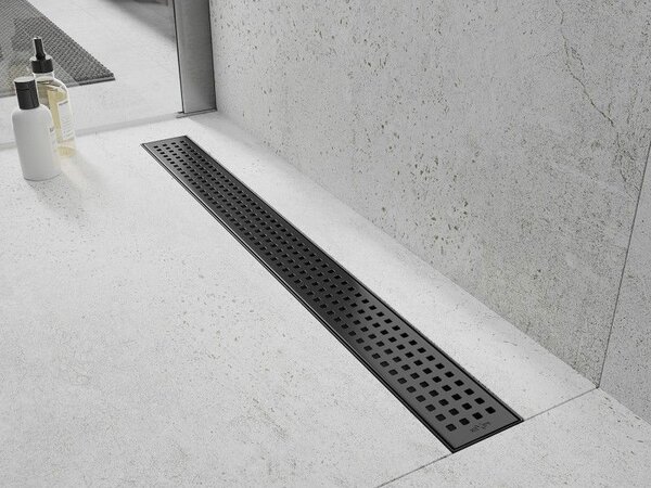 Mexen Flat M08 masca pentru rigolă de scurgere 60 cm, neagră - 1725060