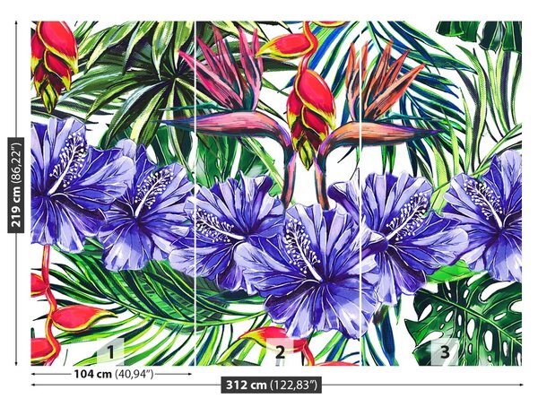 Fototapet Model floral