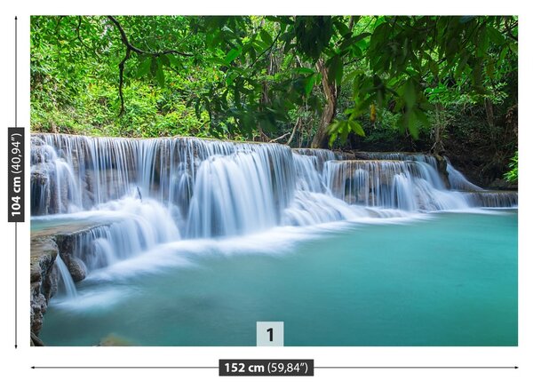 Fototapet Pădure Cascada