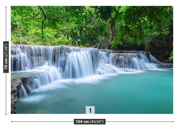 Fototapet Pădure Cascada