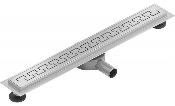 Cadă de duș Mexen Flat 360° din oțel inoxidabil 50 cm model M15, oțel inoxidabil, 1024050-40