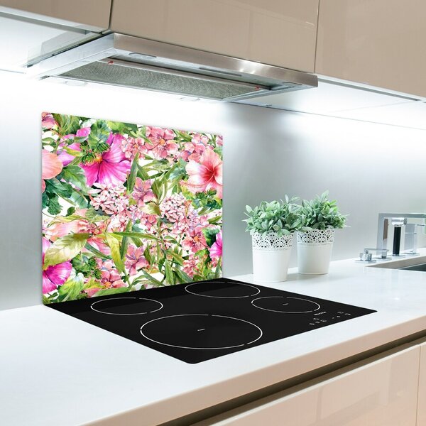 Tocator din sticla model floare