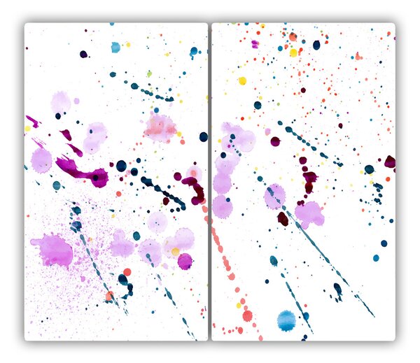 Tocator din sticla patch-uri abstracte