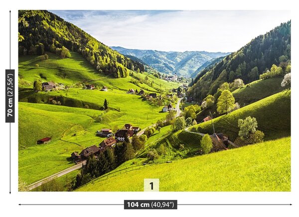 Fototapet Mountain Village