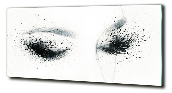 Tablou Printat Pe Sticlă Machiaj