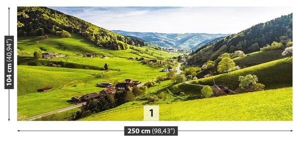Fototapet Mountain Village