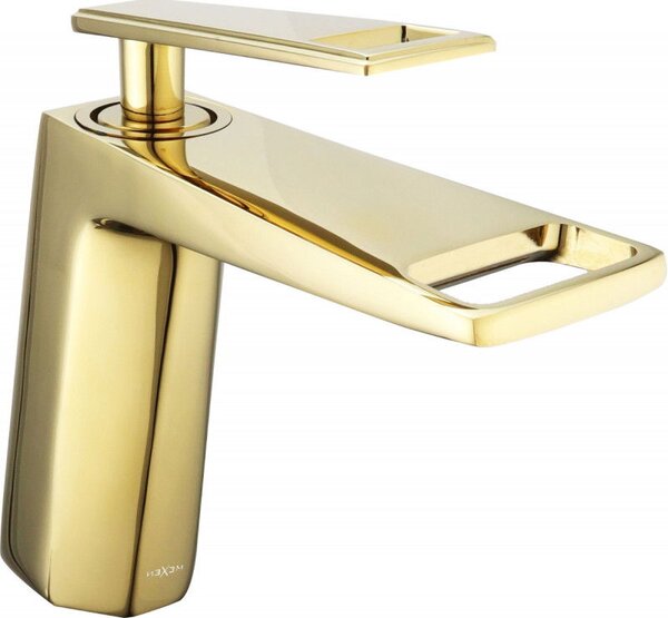 Mexen Topaz baterie pentru lavoar, aurie - 73900-50