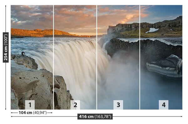 Fototapet Cascada Dettifoss