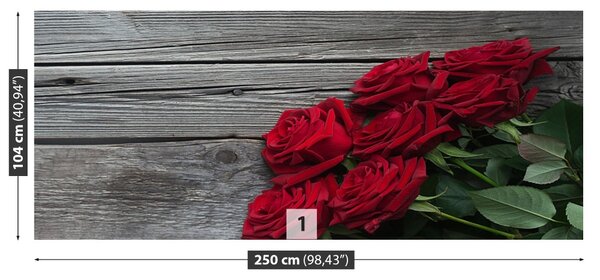 Fototapet Trandafiri rosii