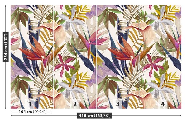 Fototapet Flori tropicale