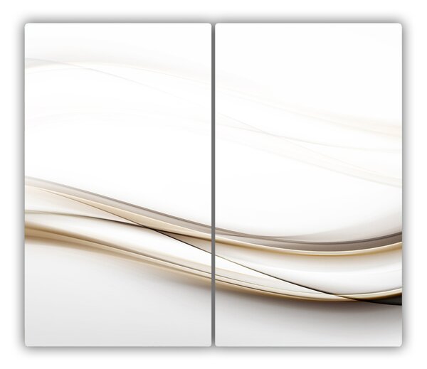 Tocator din sticla valuri abstracte