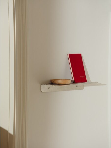 Raft argintiu din metal 50 cm Olbi – noo.ma