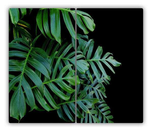 Tocator din sticla Monstera