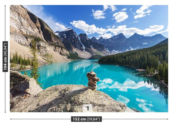 Fototapet Moraine Lake