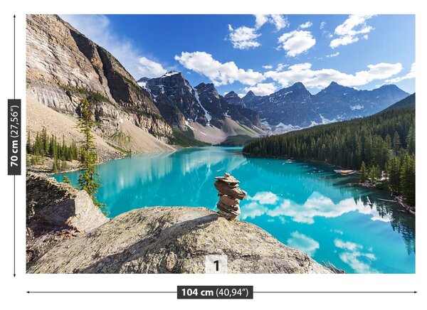 Fototapet Moraine Lake